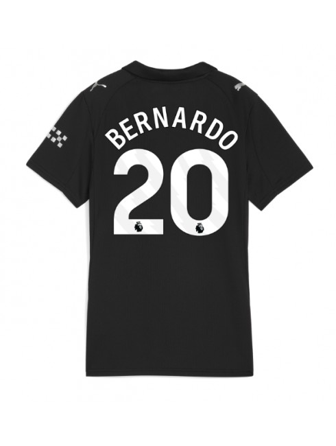 Manchester City Bernardo Silva #20 Replika Borta Kläder Dam 2025-26 Kortärmad Manchester City Bernardo Silva #20 Replika Borta Kläder Dam 2025-26 Kortärmad
